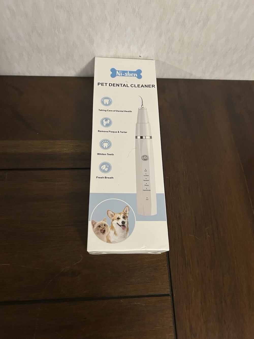 Ni-Shen Pet Dental Cleaner Ultrasonic Tooth Cleaning Kit Dog Cat Tartar Tool
